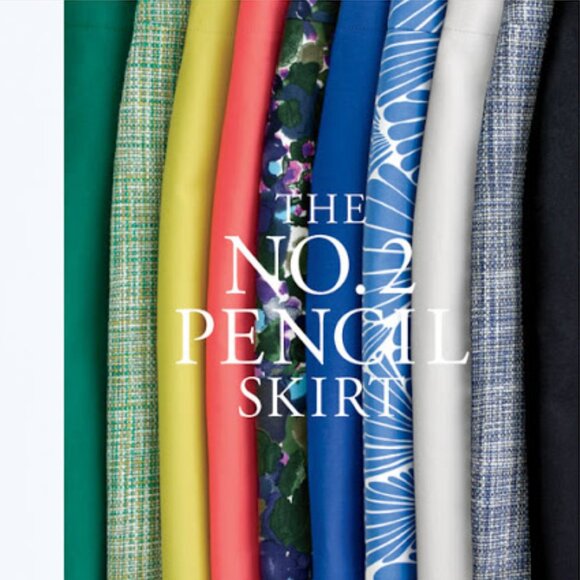 J.Crew No. 2 pencil skirt double-serge wool yellow 6p - Picture 6 of 6